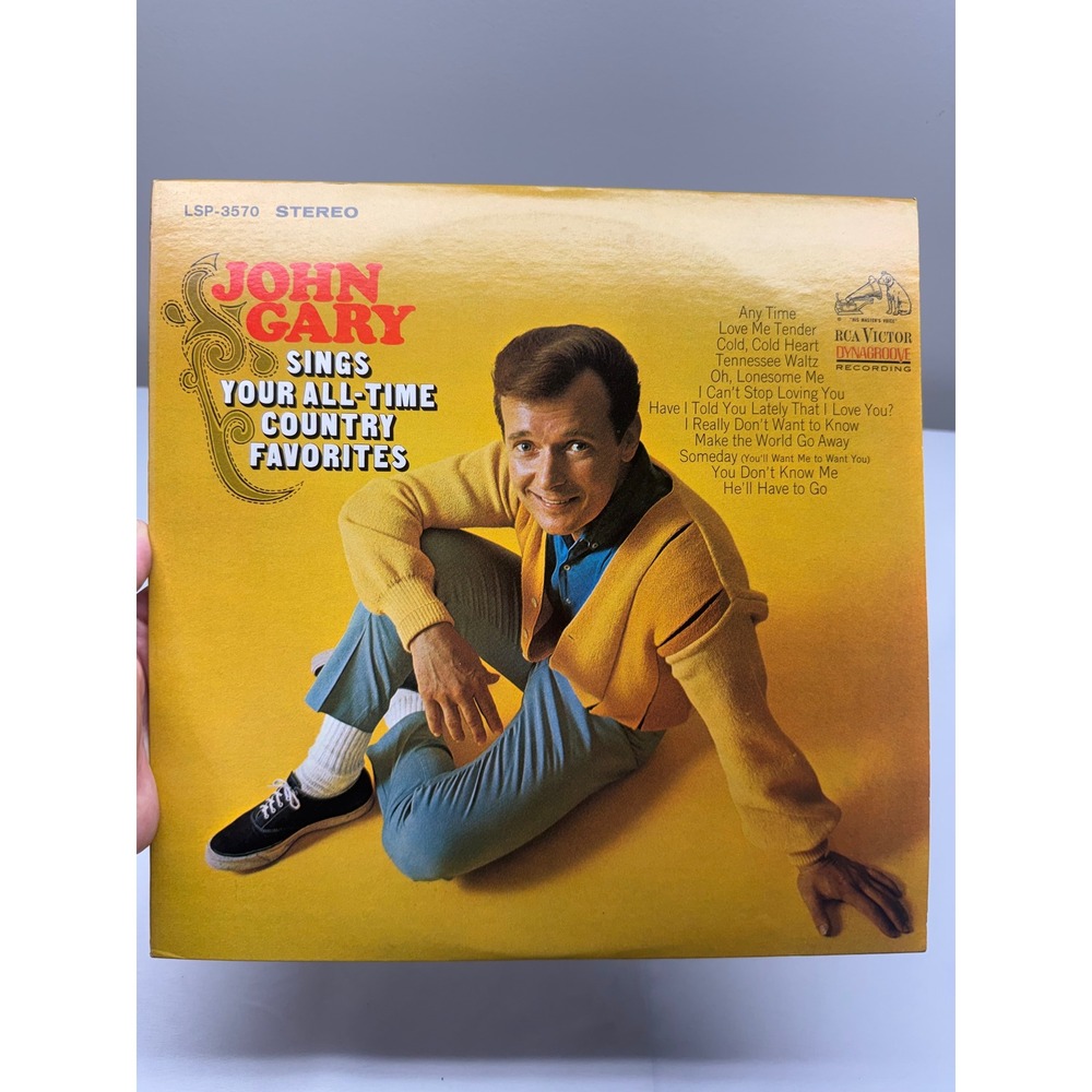 John Gary Sings Your All-Time Country Favorites Vinyl LP RCA Victor LSP-3570